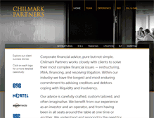 Tablet Screenshot of chilmarkpartners.com